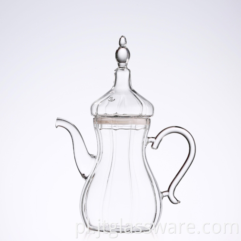 Glass teapot for Turkey